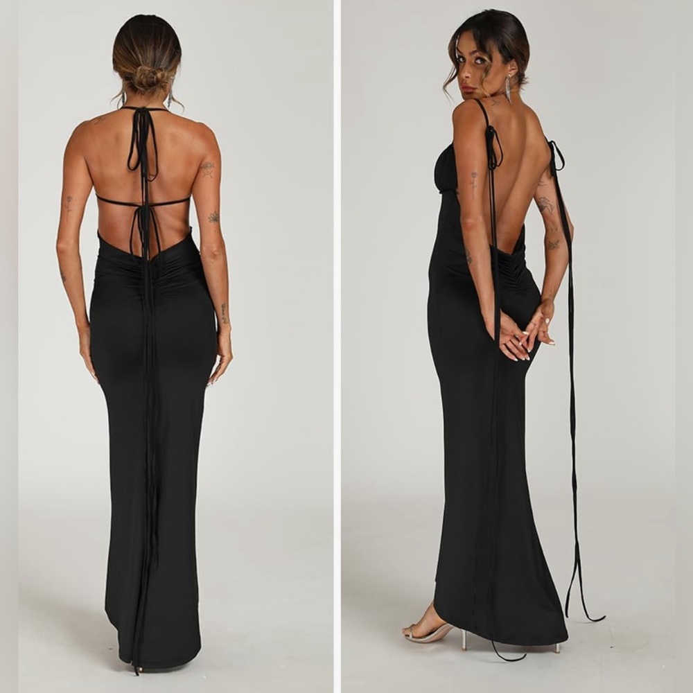 Amazon Low Back Dress